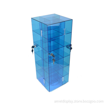 Acrylic Display With Turntable And Lock